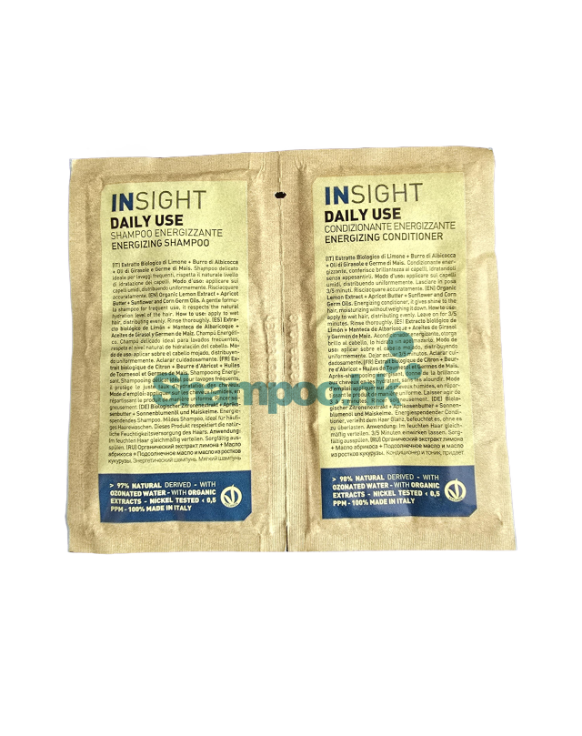 Insight Energizing Shampoo + Conditioner 10ml